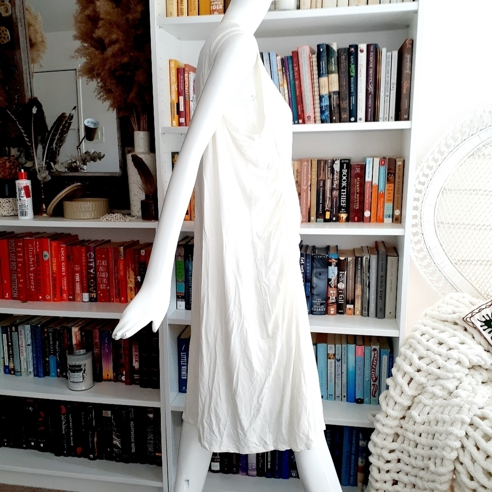 NEW Eloquii White Sleeveless Dress P6135 - Picture 3 of 11